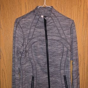 lululemon grey running jacket